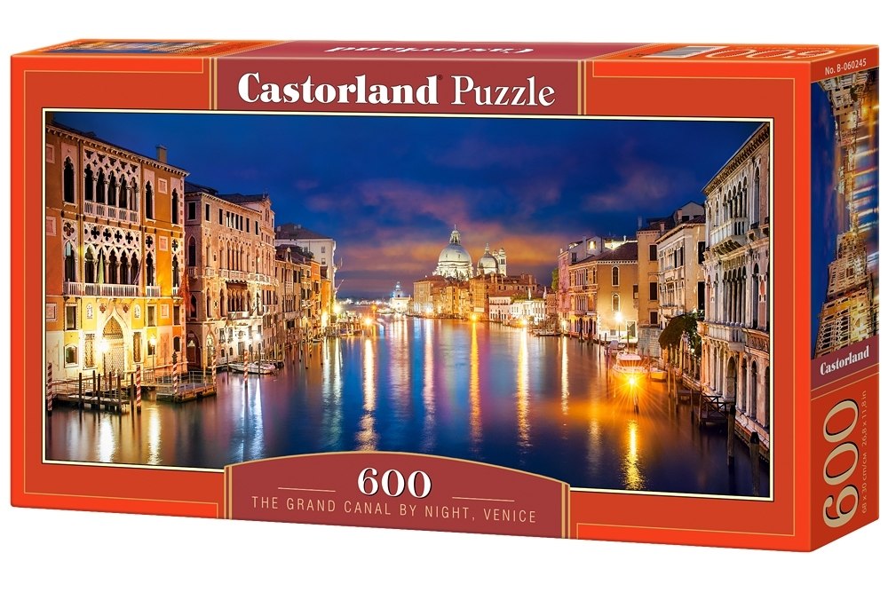 The Grand Canal By Night, Venice - 600pc Jigsaw Puzzle By Castorland  			  					NEW - image 1