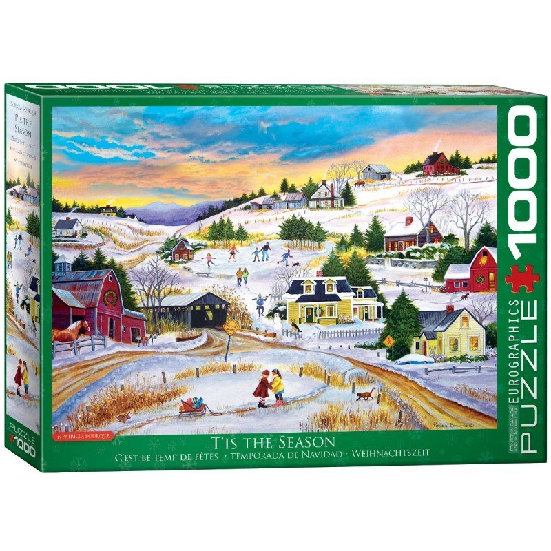 T'is the Season - 1000pc Jigsaw Puzzle by Eurographics  			  					NEW - image 1