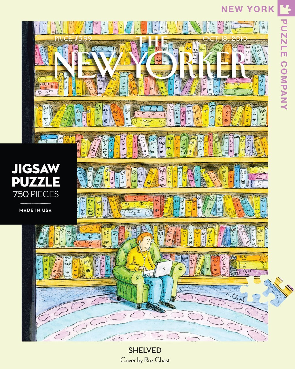 Shelved - 750pc Jigsaw Puzzle by New York Puzzle Company - image 1