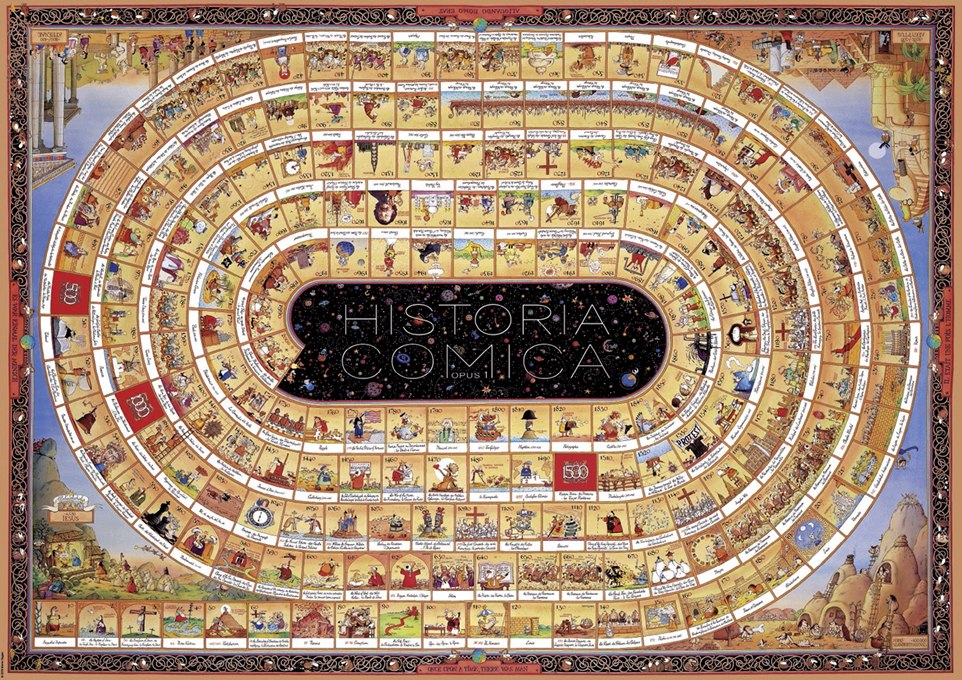 Degano: Historia Comica Opus 1 - 4000pc Jigsaw Puzzle By Heye  			  					NEW