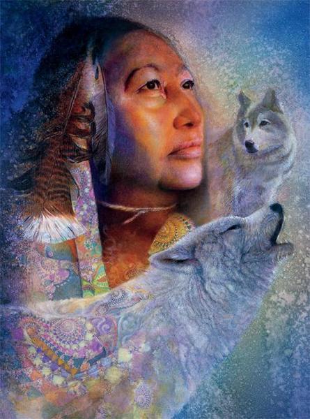 Native Spirit: Spirits Mist - 1000pc Jigsaw Puzzle by Ceaco  			  					NEW