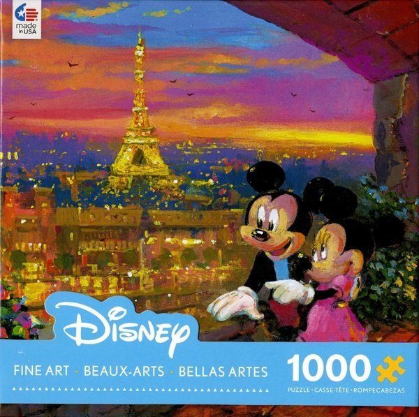 Disney: Paris Sunset - 1000pc Jigsaw Puzzle by Ceaco - image 1