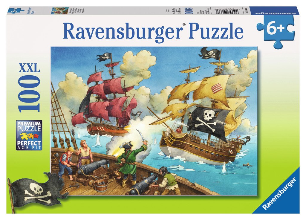 Pirate Battle  - 100pc Jigsaw Puzzle by Ravensburger - image 1