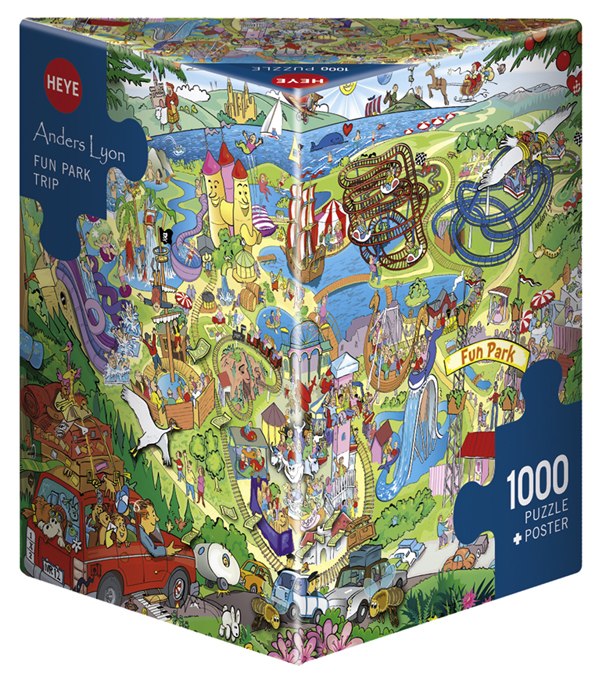 Lyon: Fun Park Trip - 1000pc Jigsaw Puzzle By Heye  			  					NEW - image 1