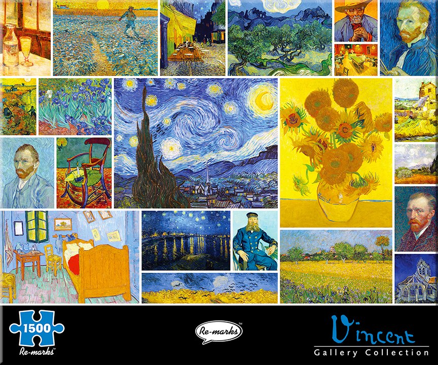 Vincent - 1500pc Jigsaw Puzzle By Re-marks  			  					NEW - image 1