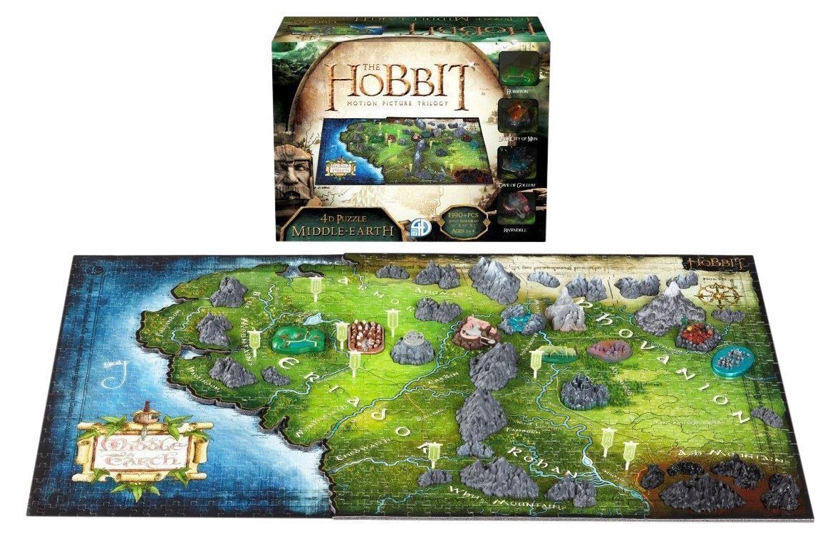 Hobbit Middle Earth - 1390pc 4D Jigsaw Puzzle by 4D Cityscape  			  					NEW - image 1