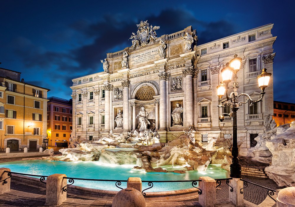 Fontana di Trevi - 500pc Jigsaw Puzzle By Castorland