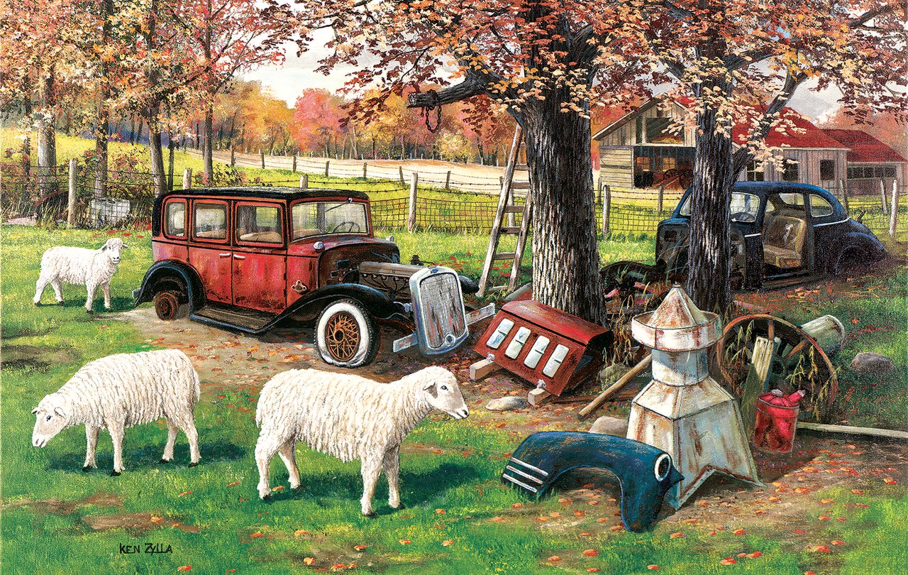 Out To Pasture - 550pc Jigsaw Puzzle By Sunsout  			  					NEW