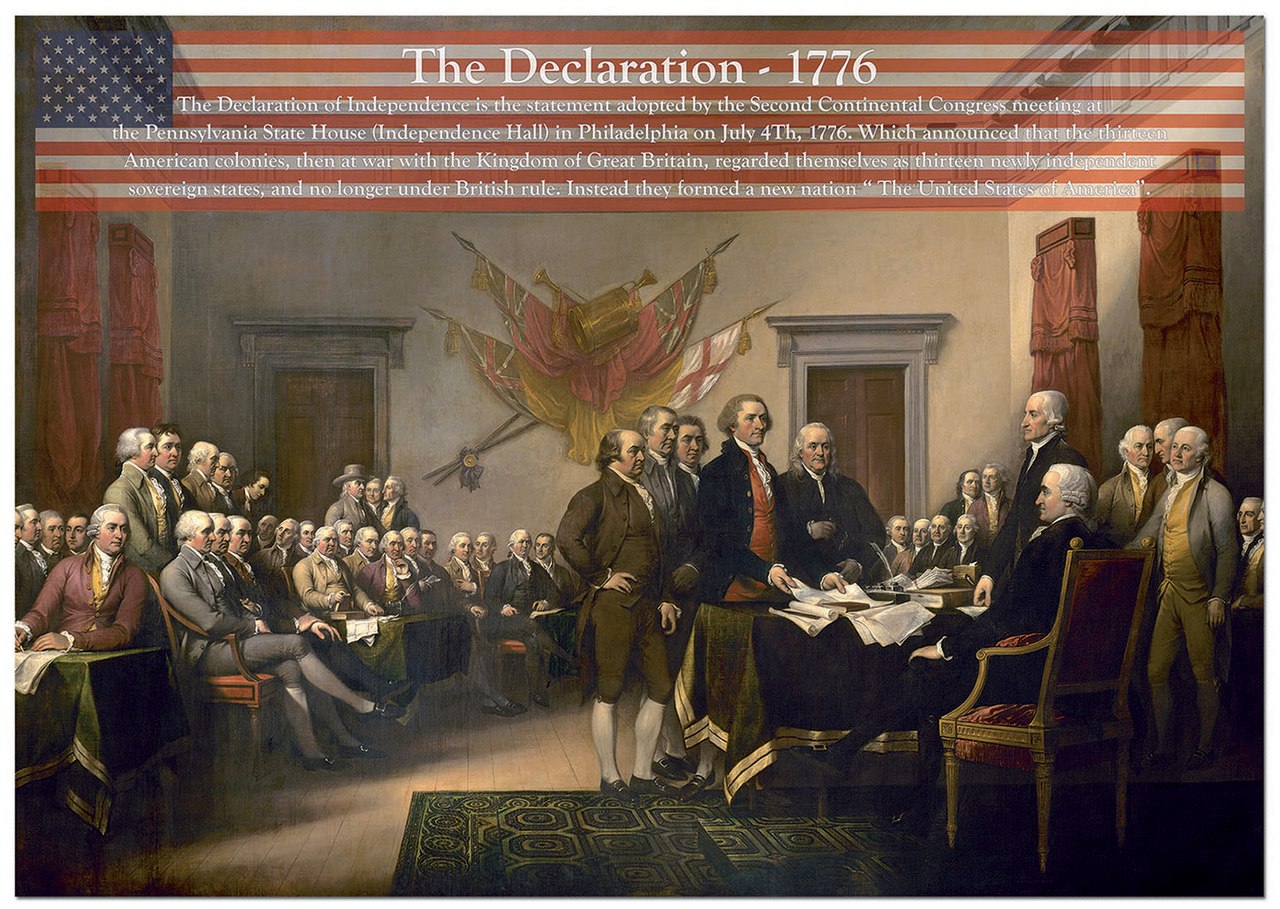 The Declaration - 1000pc Jigsaw Puzzle by Educa  			  					NEW