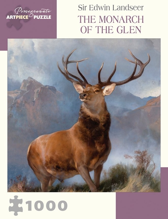 Landseer: Monarch of the Glen - 1000pc Jigsaw Puzzle by Pomegranate  			  					NEW - image 1