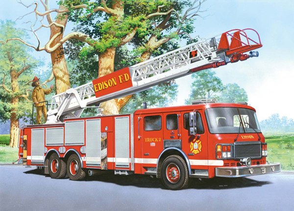 Fire Engine - 60pc Jigsaw Puzzle By Castorland