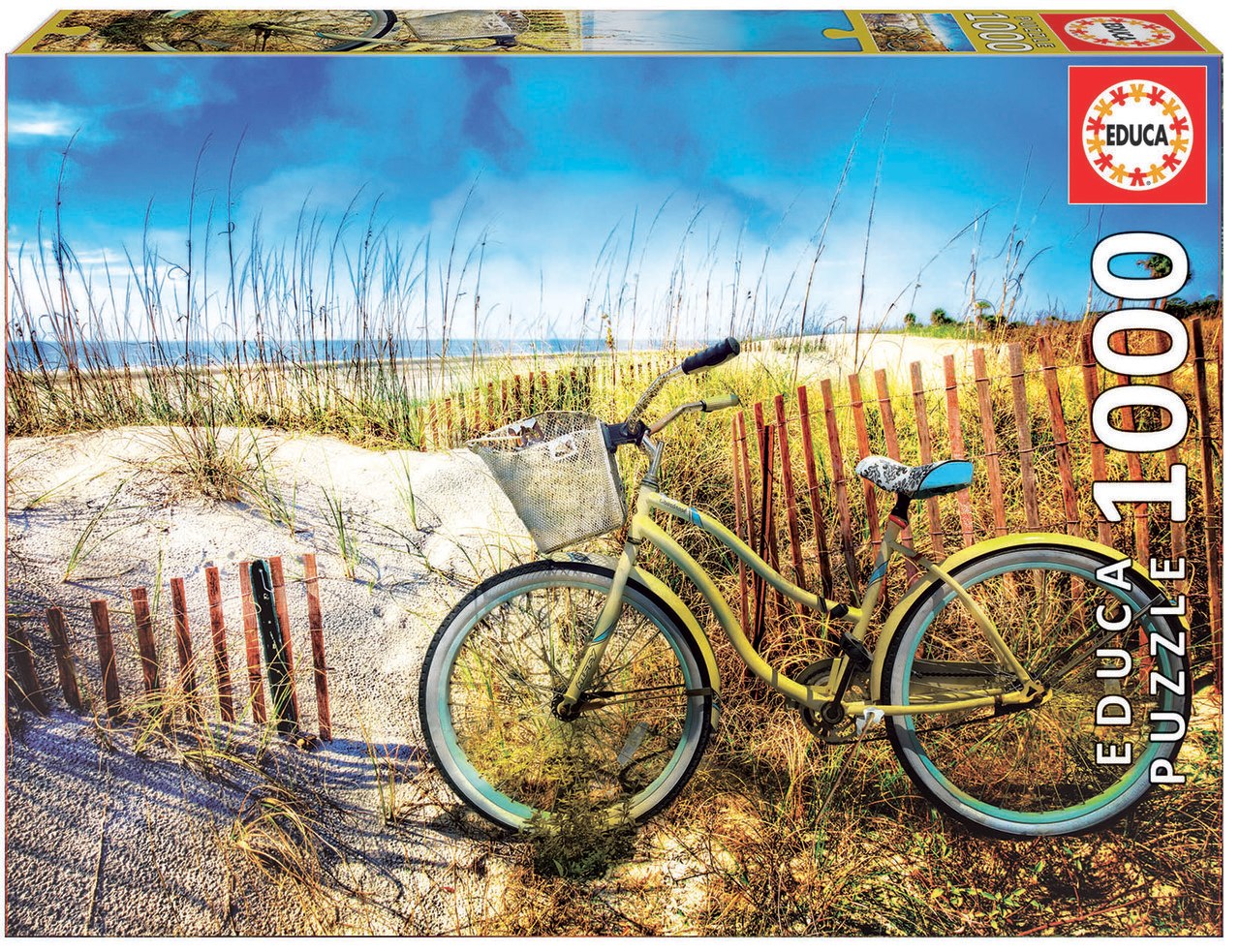 Bike in the Dunes - 1000pc Jigsaw Puzzle by Educa  			  					NEW - image 1