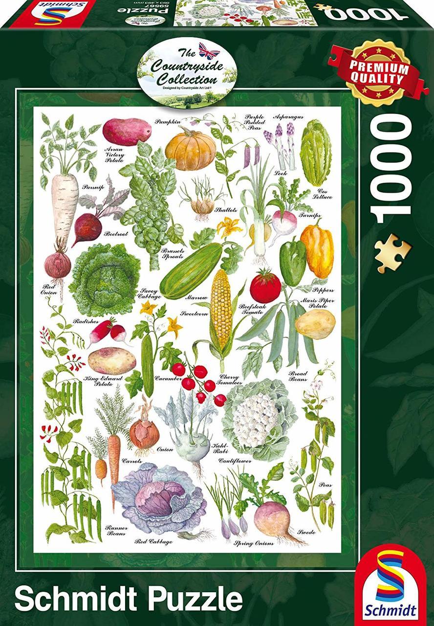 Vegetable Garden - 1000pc Jigsaw Puzzle by Schmidt  			  					NEW - image 1