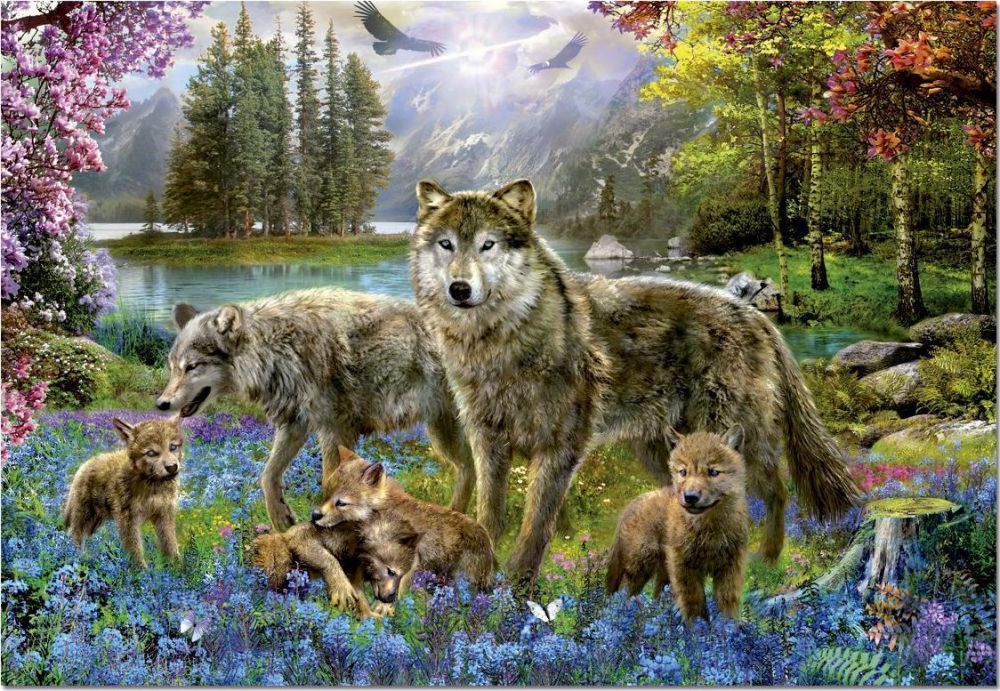 Wolf Lake Fantasy - 500pc Jigsaw Puzzle by Eurographics  			  					NEW