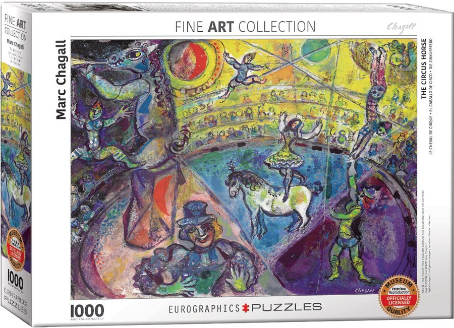 Marc Chagall: The Circus Horse - 1000pc Jigsaw Puzzle by Eurographics