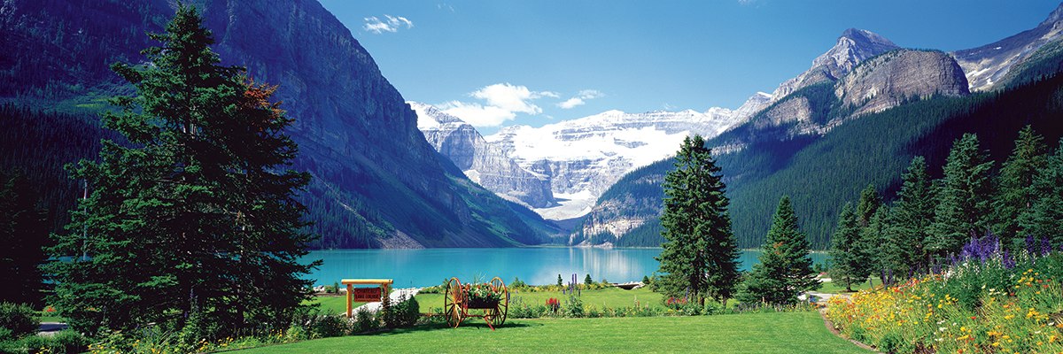 Lake Louise Canadian Rockies - 1000pc Jigsaw Puzzle by Eurographics