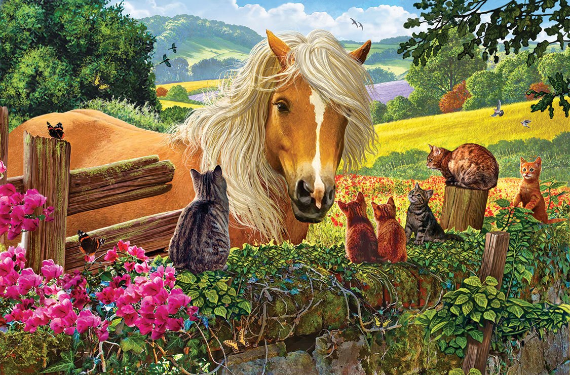 New Neighbors - 100pc Jigsaw Puzzle by SunsOut