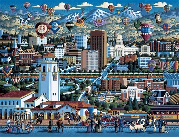 Boise - 500pc Jigsaw Puzzle by Dowdle