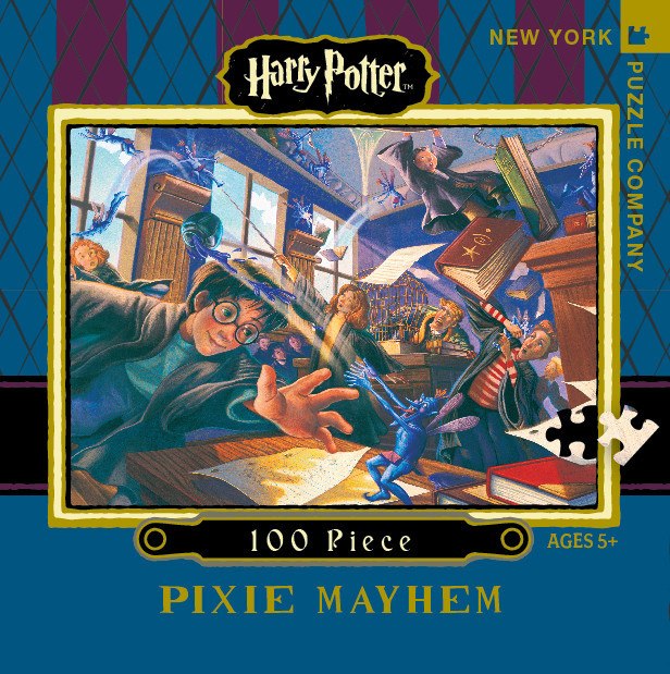 Harry Potter: Pixie Mayhem - 100pc Mini Jigsaw Puzzle by New York Puzzle Company - image 1