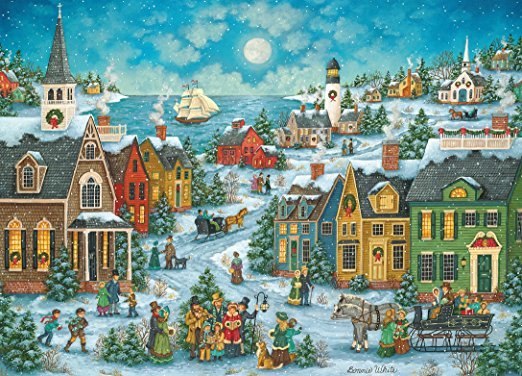 Harbor Side Carolers - 1000pc Jigsaw Puzzle By Masterpieces