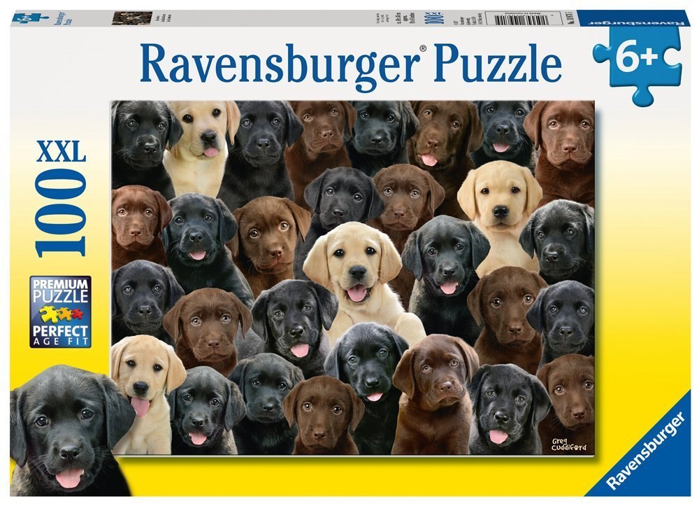 Labradors - 100pc Educational Jigsaw Puzzle by Ravensburger  			  					NEW - image 3