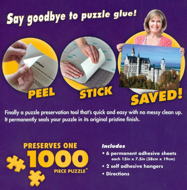 Save My Puzzle Peel and Stick Adhesive Sheets 