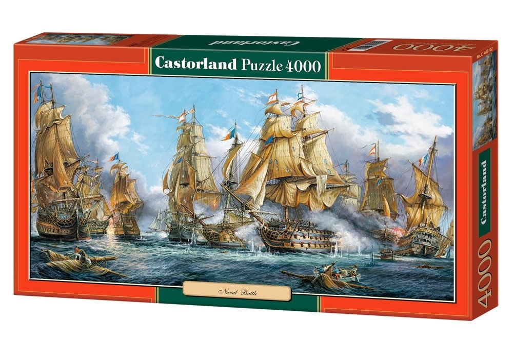 Naval Battle - 4000pc Jigsaw Puzzle By Castorland - image 1