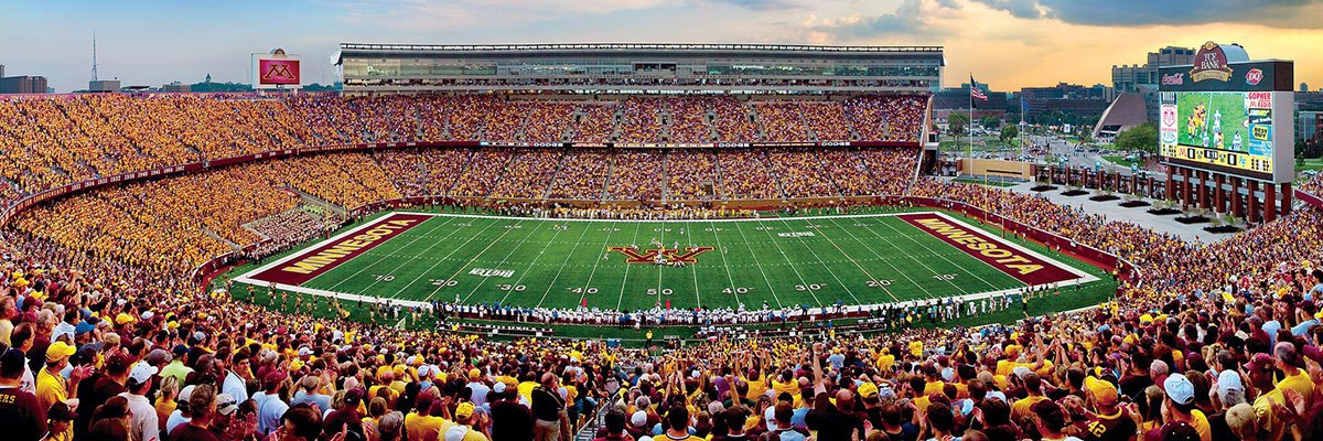 NCAA: Minnesota - 1000pc Panoramic Jigsaw Puzzle by Masterpieces