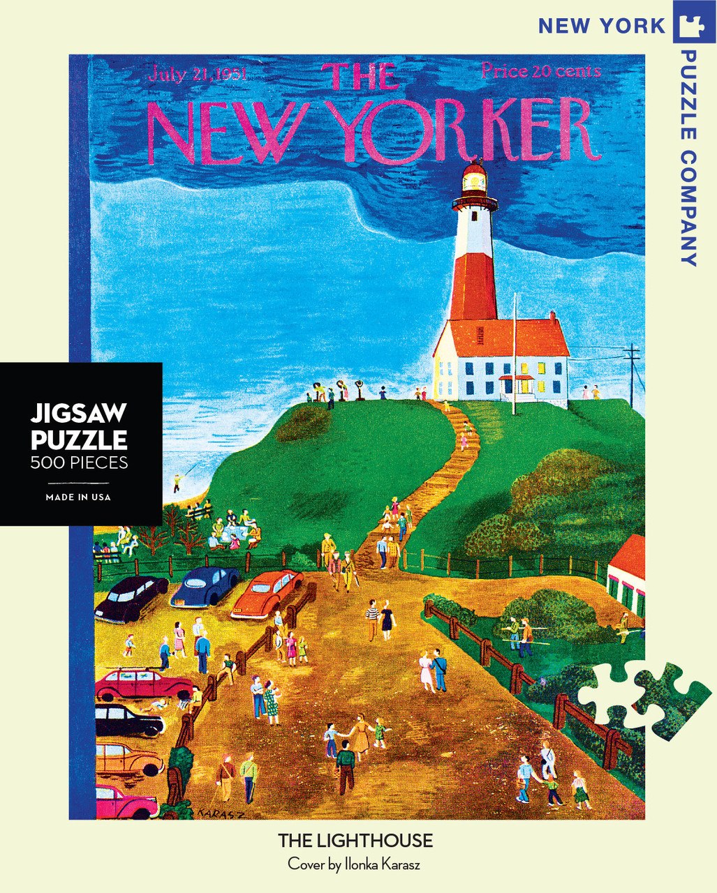 The Lighthouse - 500pc Jigsaw Puzzle by New York Puzzle Company - image 1