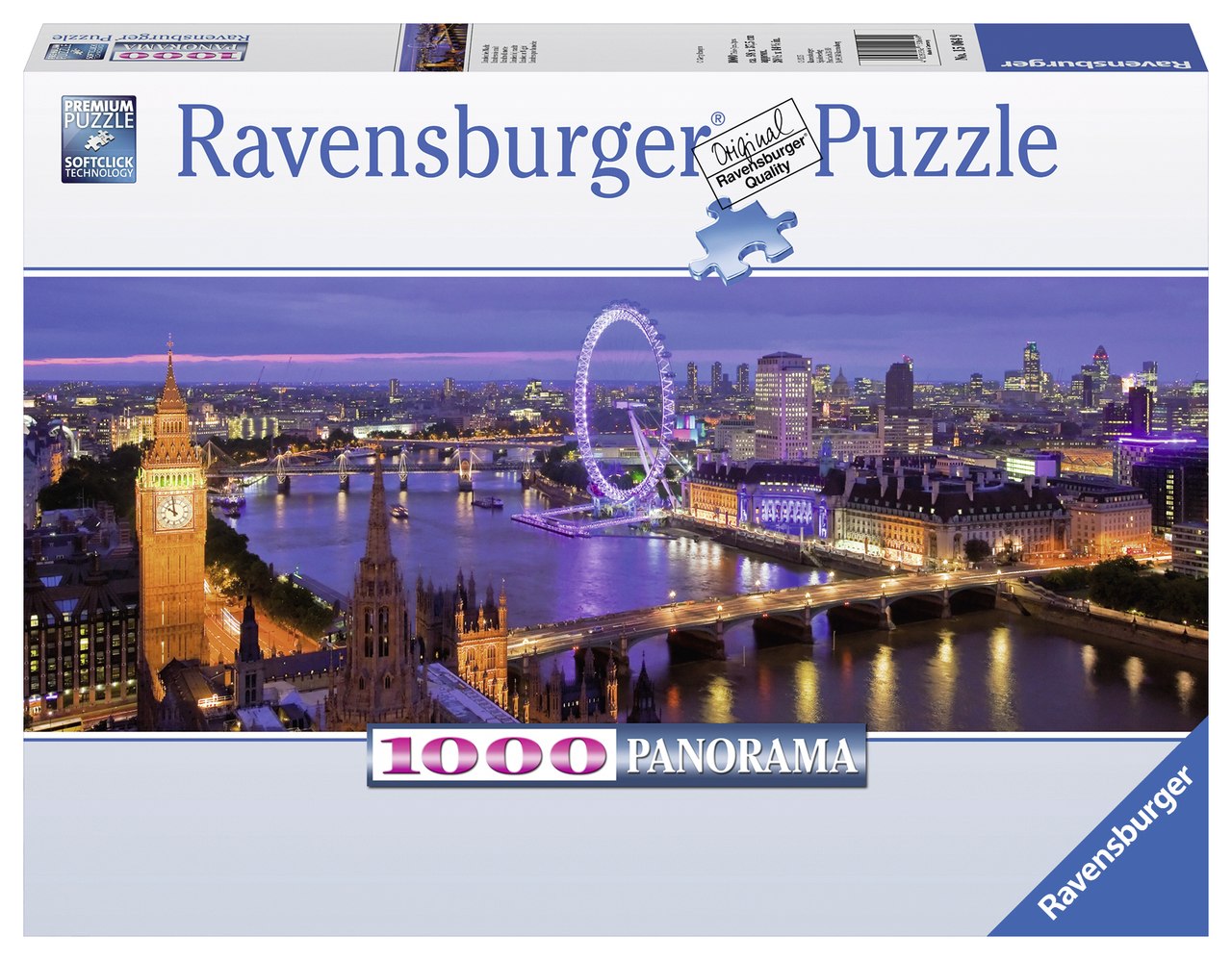 London at Night  - 1000pc Jigsaw Puzzle by Ravensburger - image 1