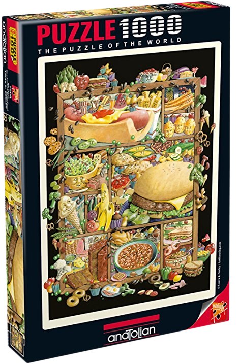 Shadowbox Hunt: Food - 1000pc Jigsaw Puzzle by Anatolian - image 2