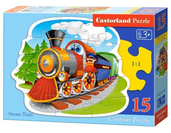 Steam Train - 15pc Jigsaw Puzzle By Castorland