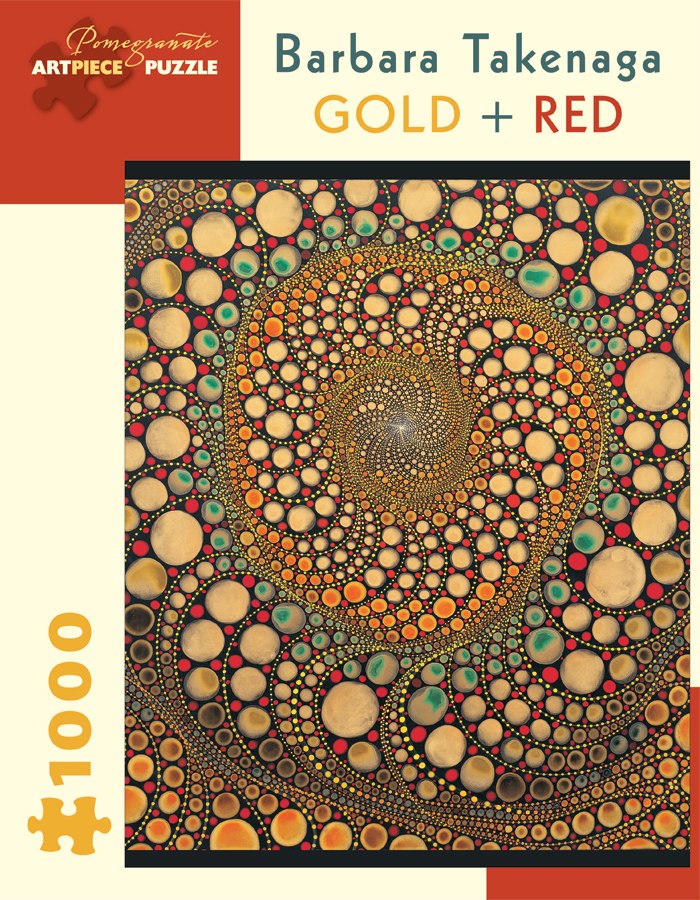 Takenaga: Gold and Red - 1000pc Jigsaw Puzzle by Pomegranate - image main