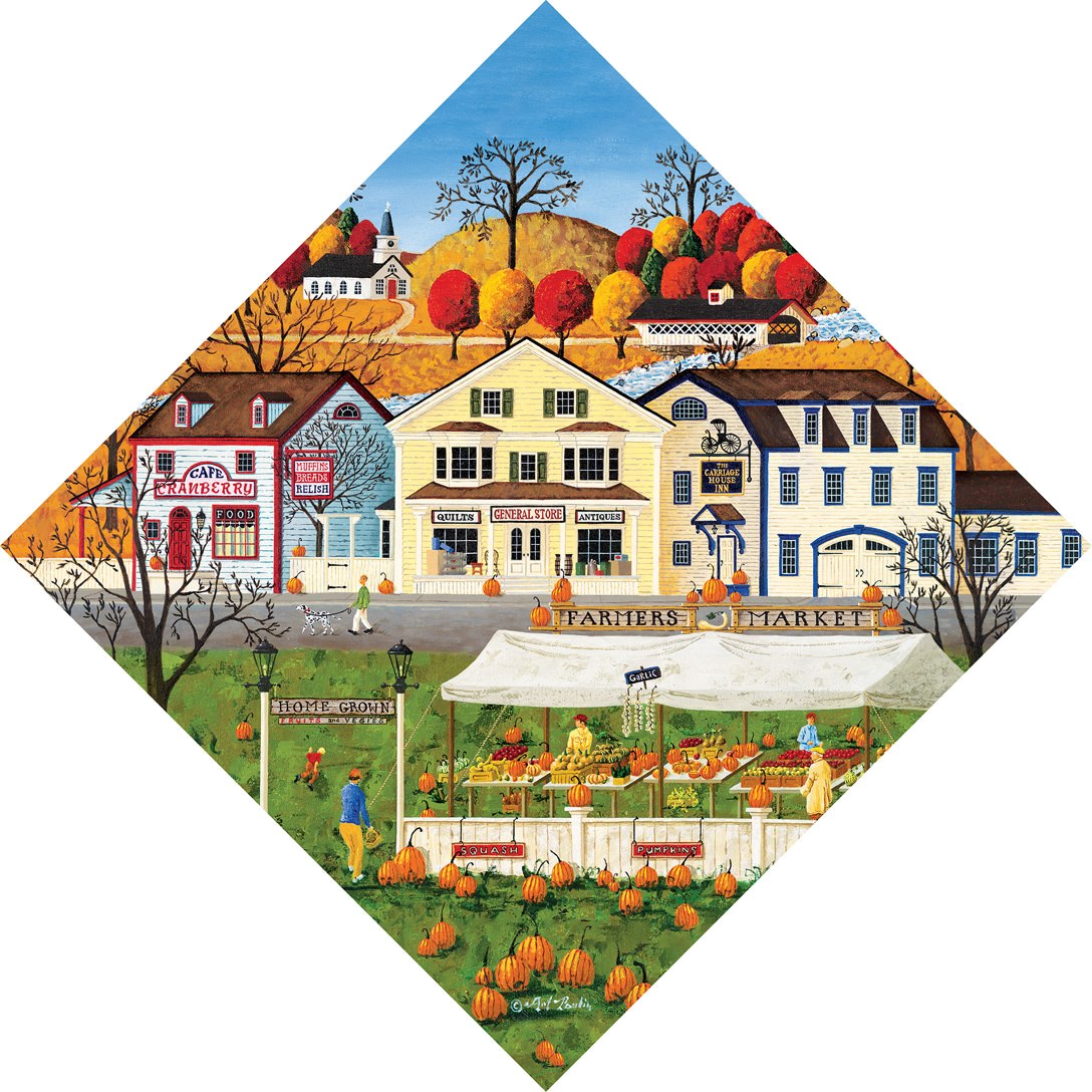 Diamond: Farmer’s Market - 500pc Jigsaw Puzzle by Masterpieces