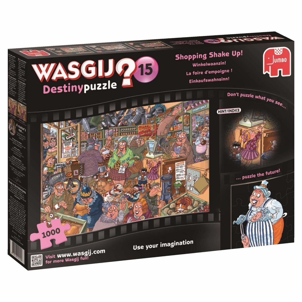 WASGIJ: Destiny 15, Shopping Shake Up! - 1000pc Jigsaw Puzzle By Jumbo  			  					NEW - image 1