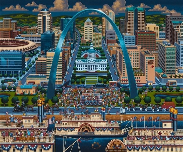 St. Louis - 500pc Jigsaw Puzzle by Dowdle