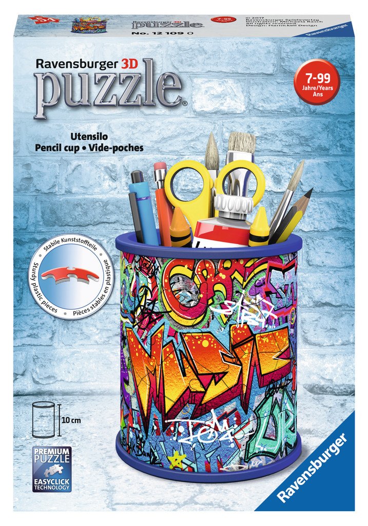 Pencil Holder - 54pc 3D Jigsaw Puzzle By Ravensburger  			  					NEW - image 1