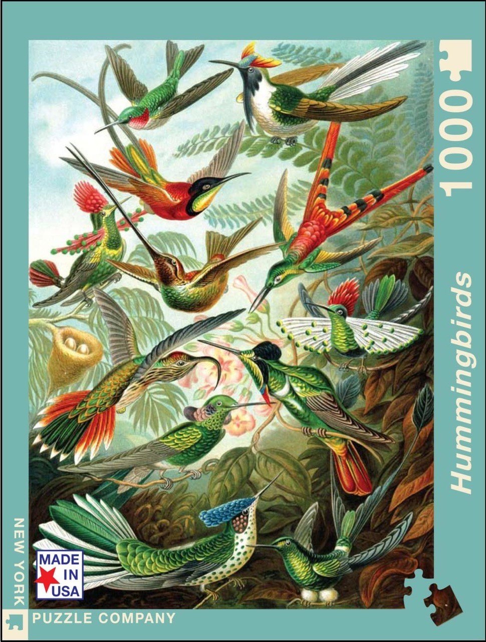 Hummingbirds - 1000pc Jigsaw Puzzle by New York Puzzle Company - image 2