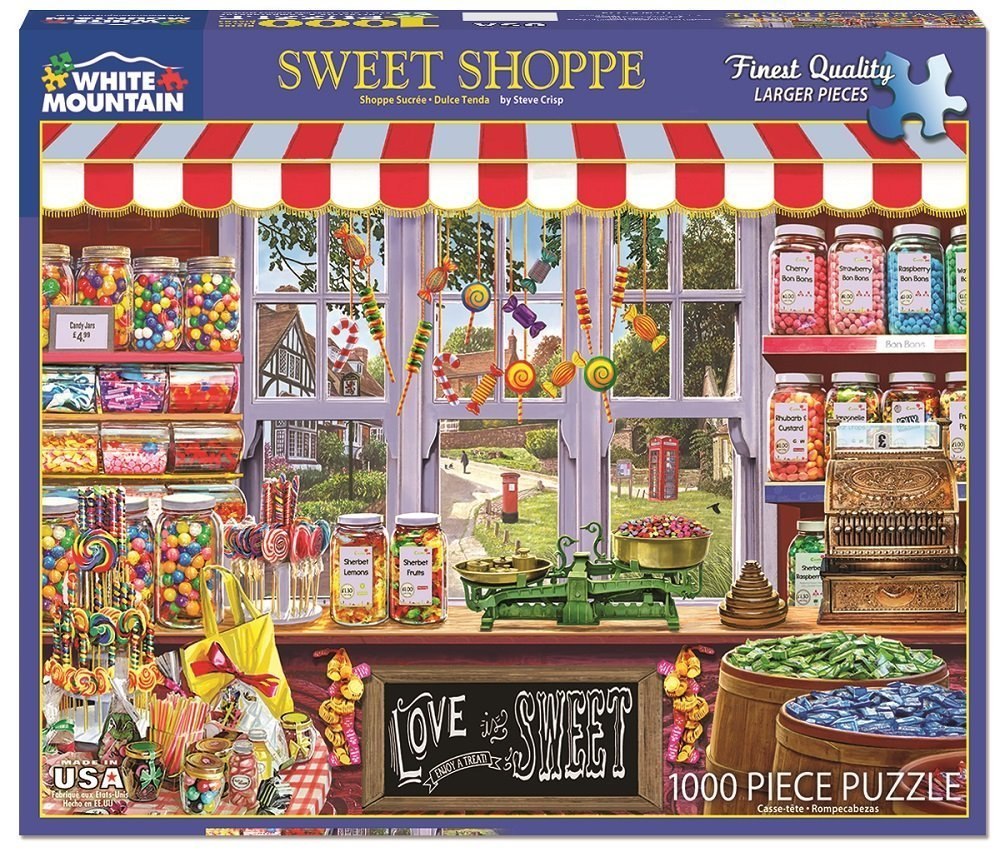 Sweet Shoppe - 1000pc Jigsaw Puzzle By White Mountain  			  					NEW - image 1