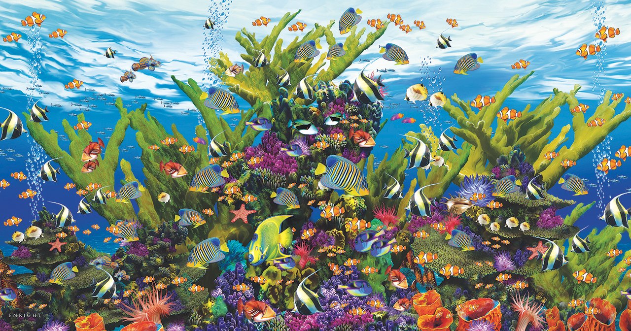 Aquarium of the Sea - 500pc Jigsaw Puzzle by Sunsout  			  					NEW