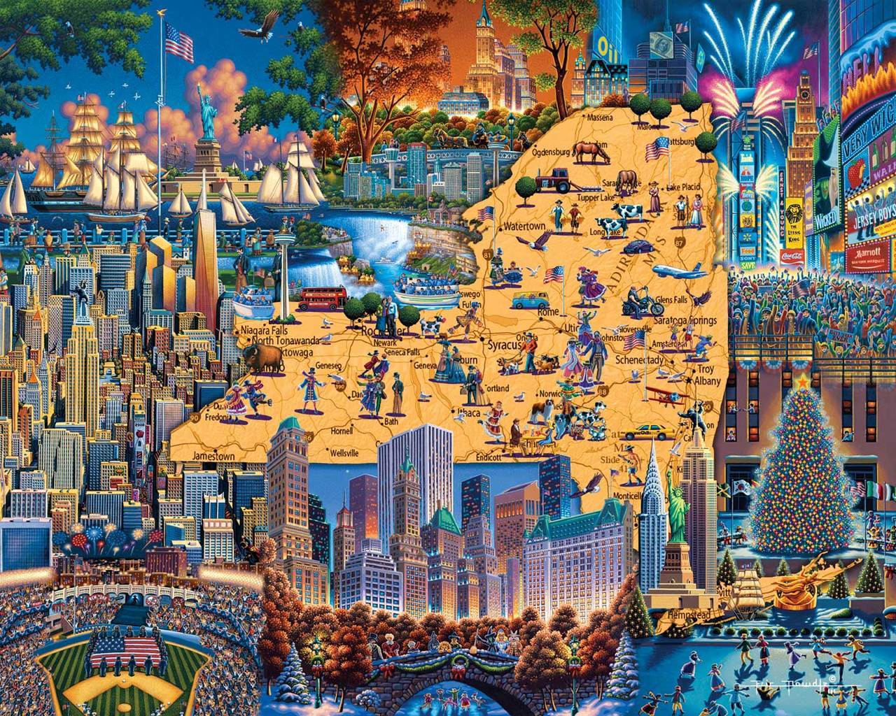 Best of New York - 500pc Jigsaw Puzzle by Dowdle  			  					NEW