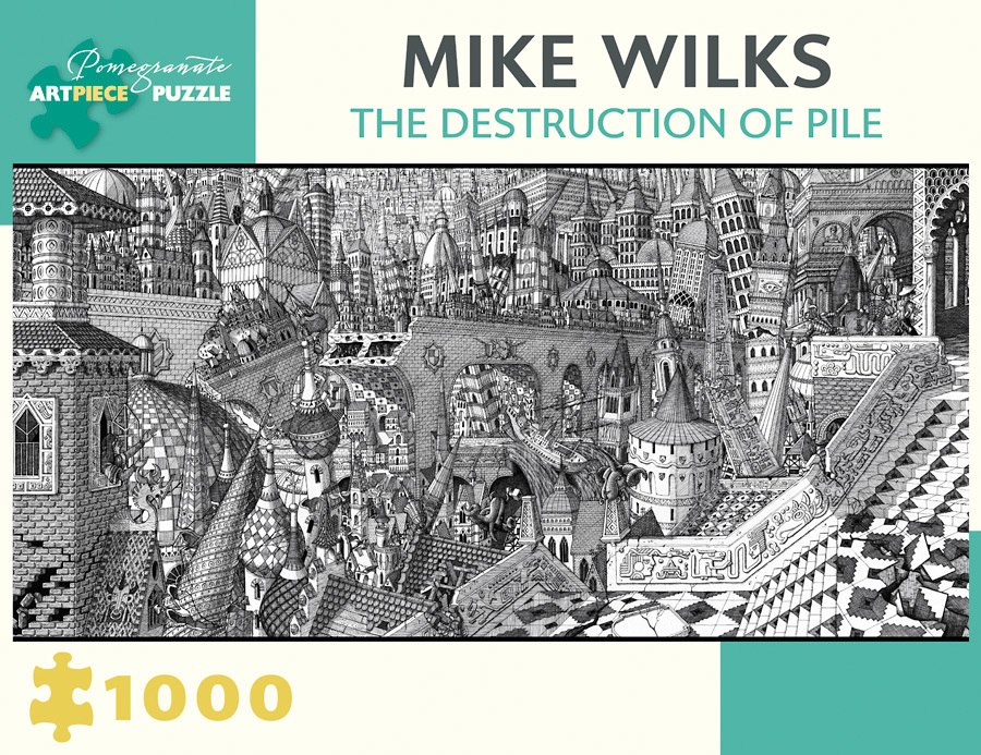 Wilks: Destruction of Pile - 1000pc Jigsaw Puzzle by Pomegranate  			  					NEW - image 1