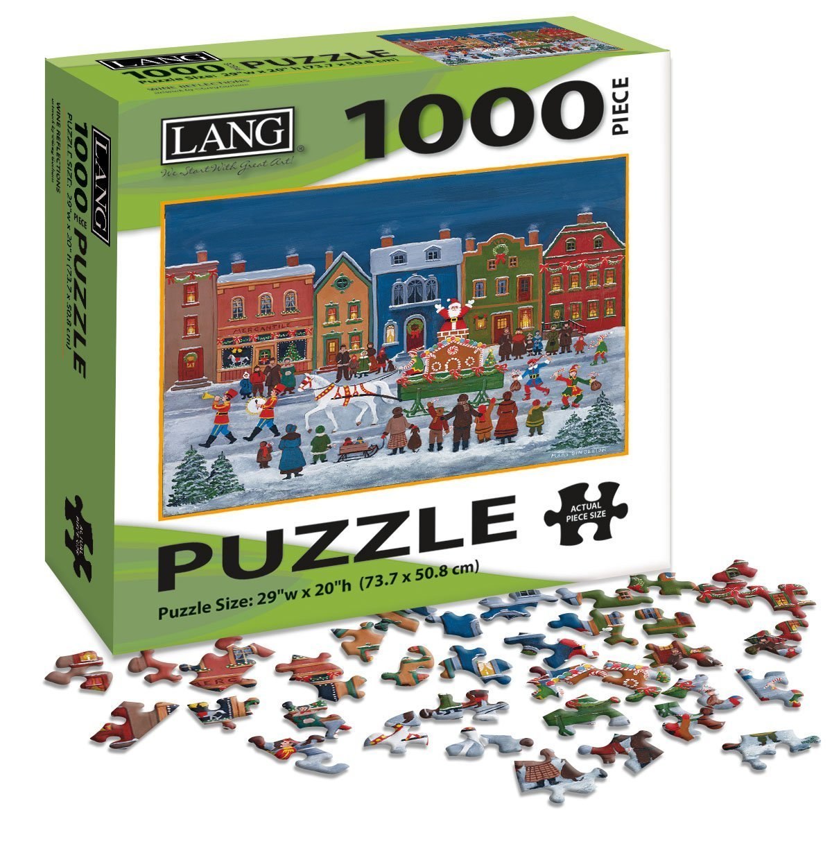 Christmas Parade - 1000pc Jigsaw Puzzle by Lang  			  					NEW - image 2