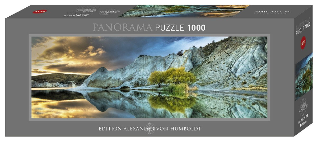 Blue Lake - 1000pc Panoramic Jigsaw Puzzle By Heye  			  					NEW - image 1