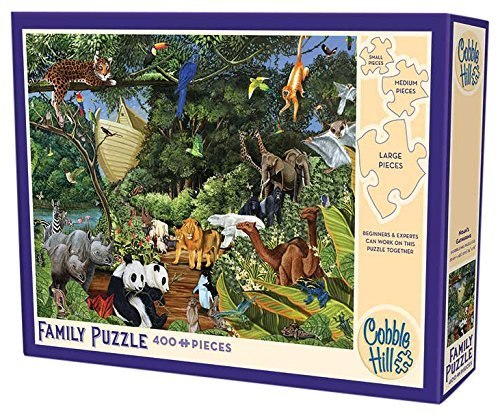 Noah's Gathering - 350pc Jigsaw Puzzle by Cobble Hill  			  					NEW - image 1