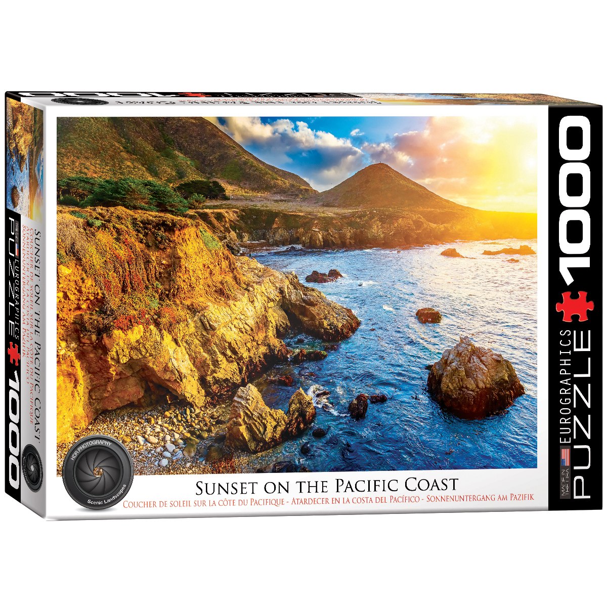 Sunset on the Pacific - 1000pc Jigsaw Puzzle by Eurographics