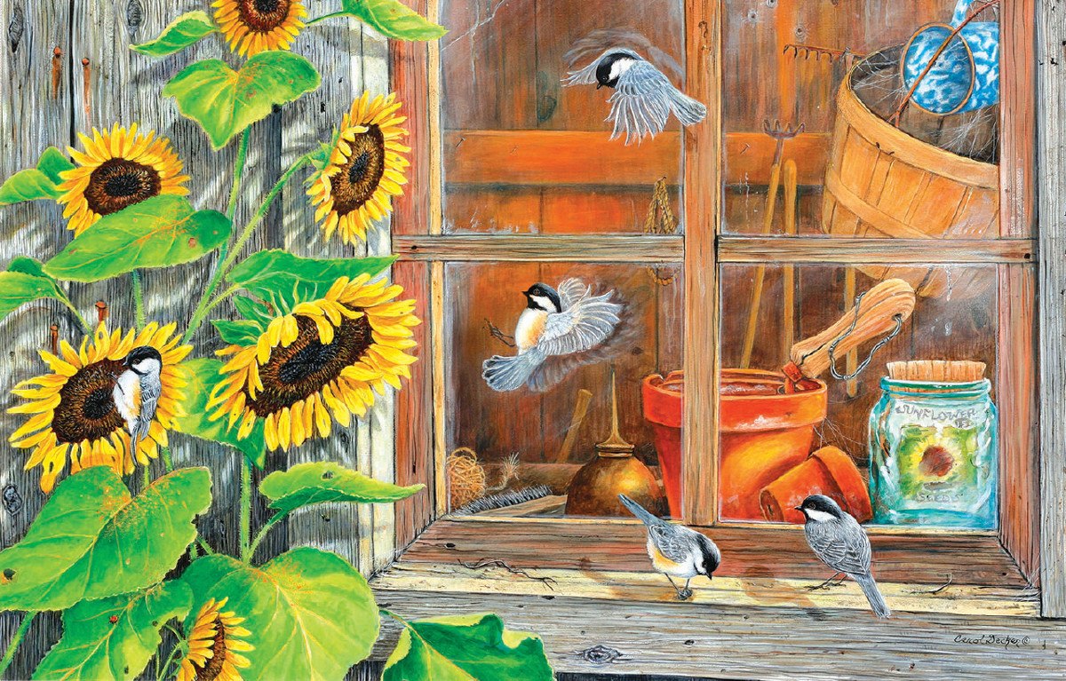 Potting Shed - 15pc Jigsaw Puzzle by Sunsout  			  					NEW - image main