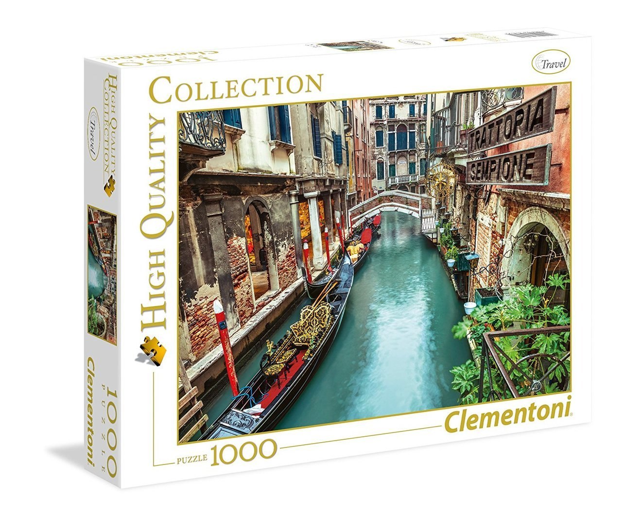 Venice Canal - 1000pc Jigsaw Puzzle by Clementoni - image 1