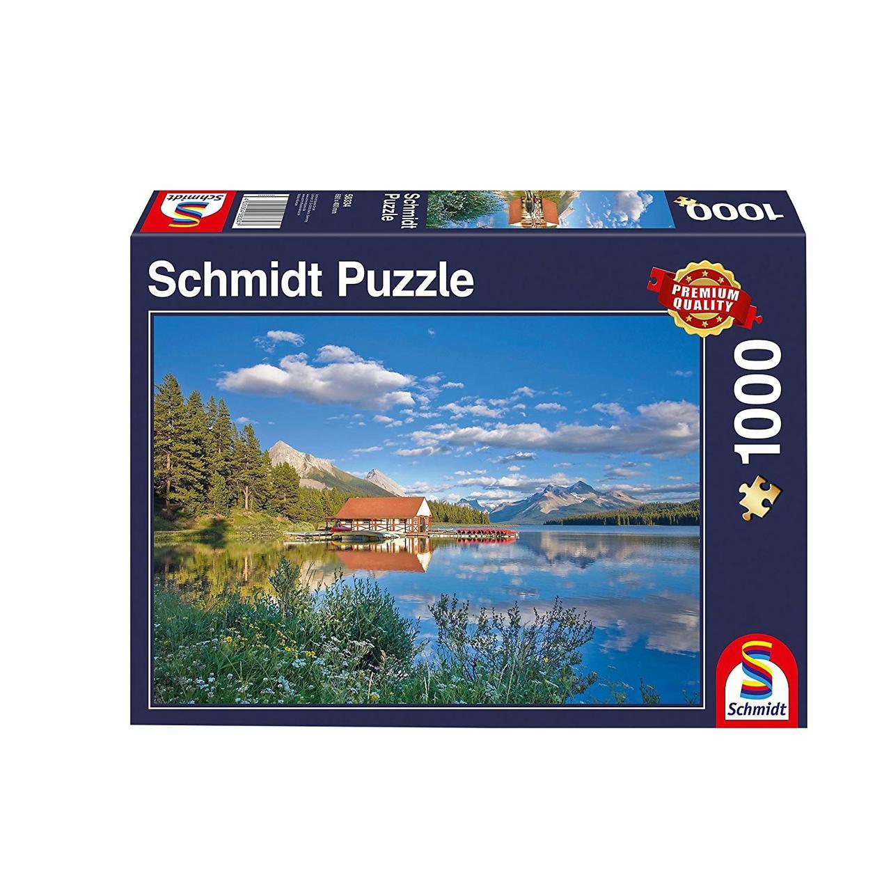 A Weekend at the Lake - 1000pc Jigsaw Puzzle by Schmidt  			  					NEW - image 1