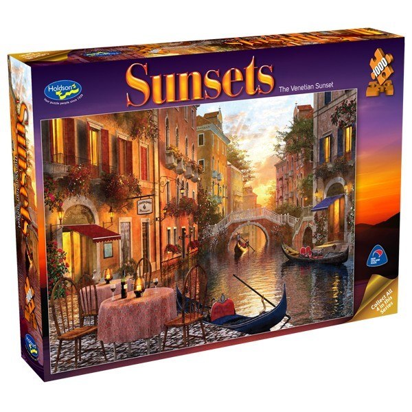 Sunsets: The Venetian Sunset - 1000pc Jigsaw Puzzle by Holdson  			  					NEW - image 1